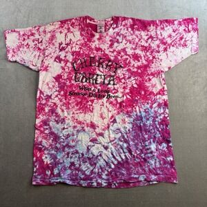 Ben & Jerry's Vermont's Finest Tie Dye T Shirt Pink Blue Men's XXL